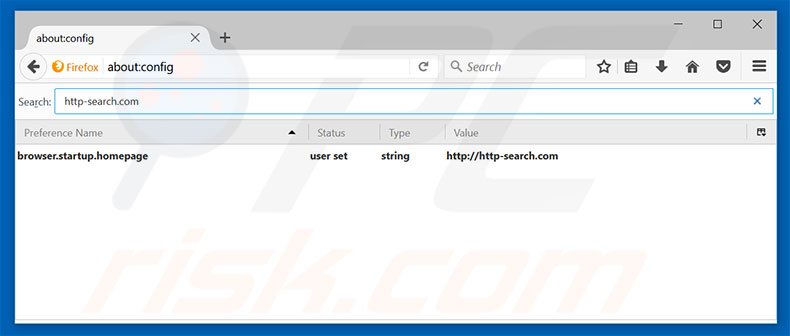 Removing http-search.com from Mozilla Firefox default search engine