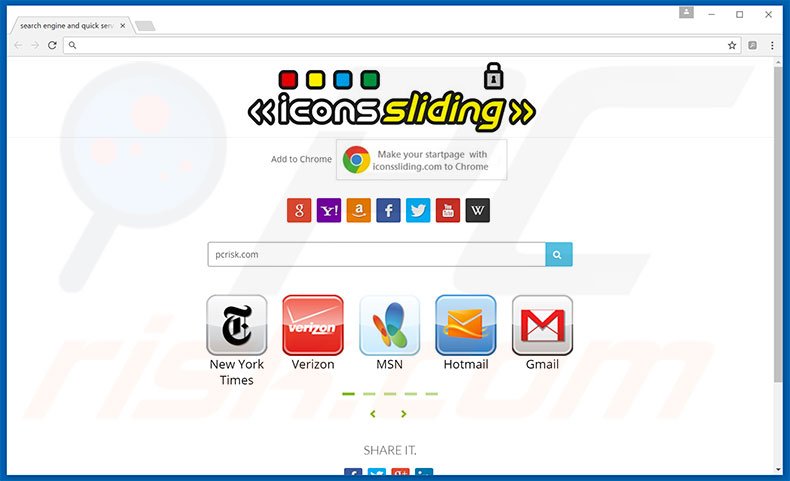 iconssliding.com browser hijacker