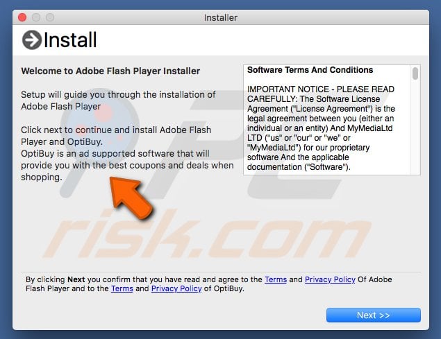 optibuy adware installer