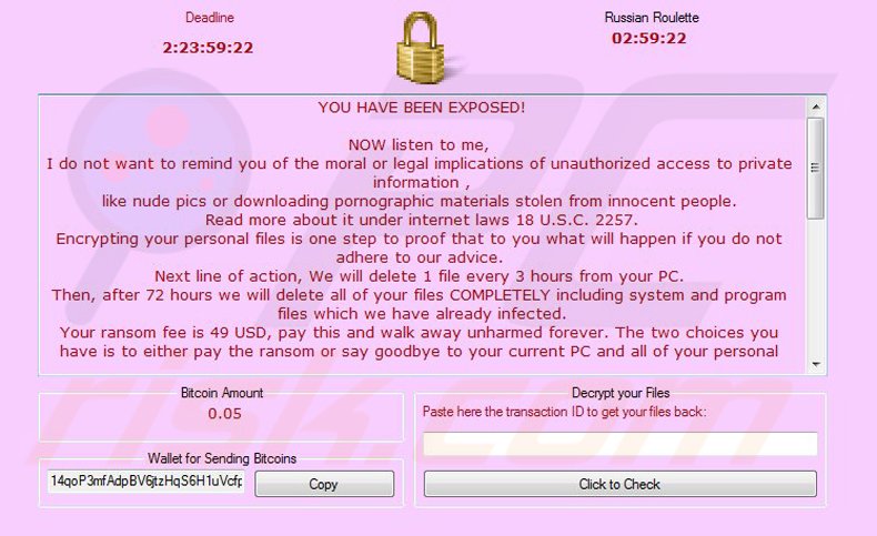 philadelphia ransomware purple variant