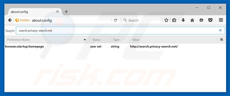 Fjerning search.privacy-search.net Fra Mozilla Firefox standard søkemotor 