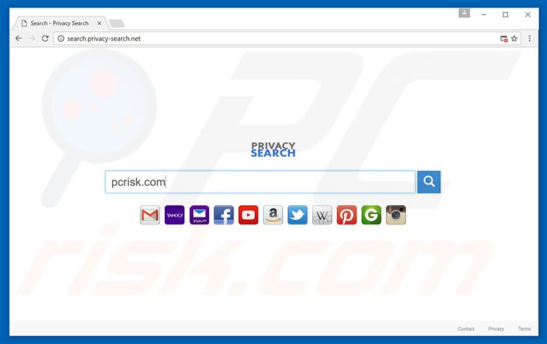 search.privacy-search.net browser hijacker