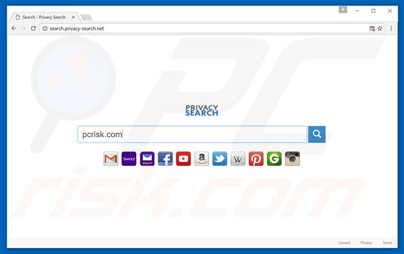 search.privacy-search.net secuestrador de navegador