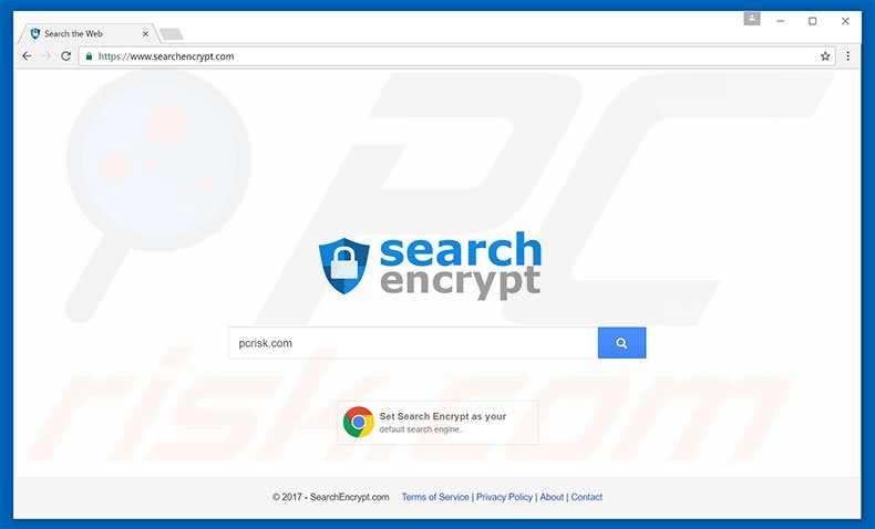 searchencrypt.com browser hijacker