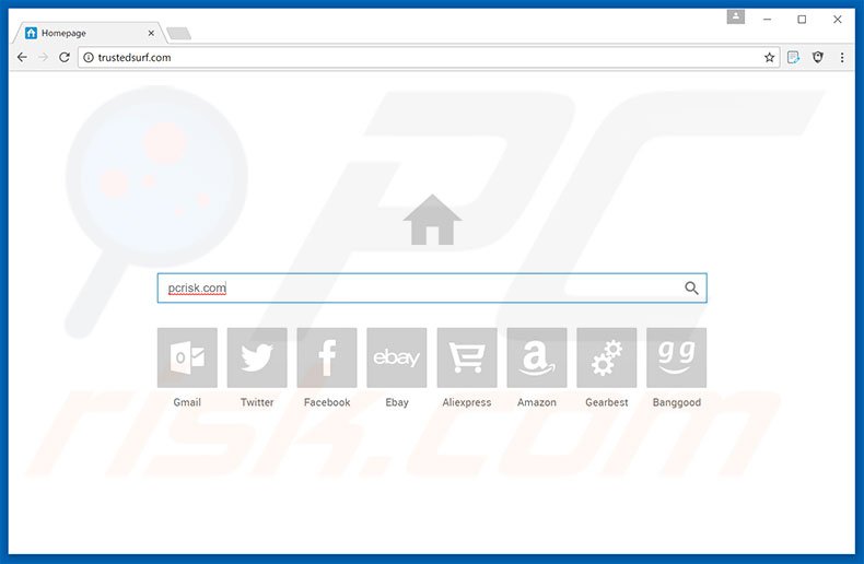 trustedsurf.com browser hijacker