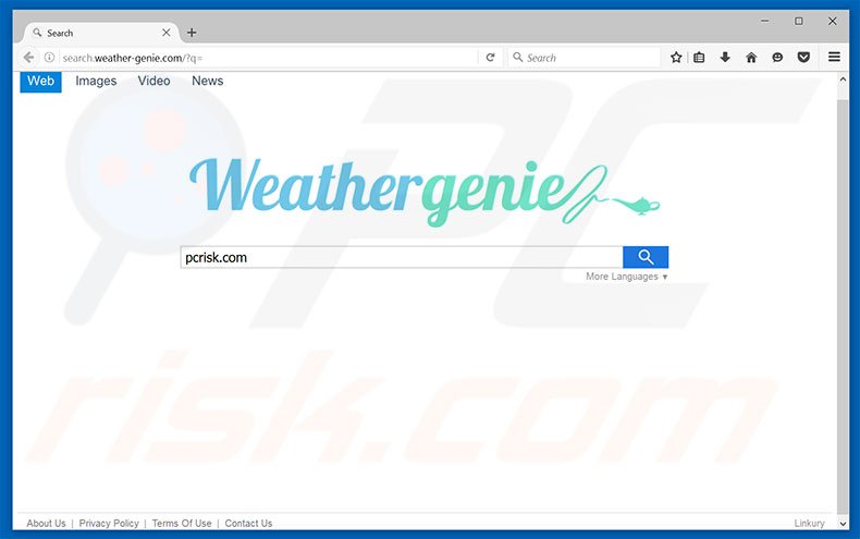 weather-genie.com browser hijacker