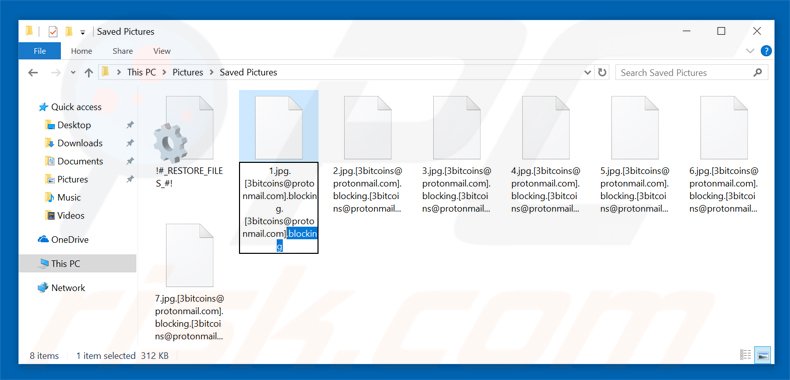 btcware ransomware .blocking variant