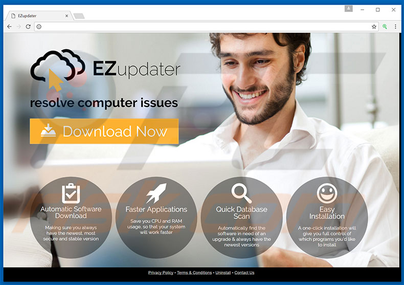 EZupdater adware