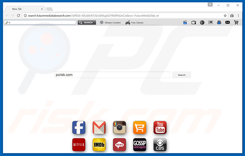 search.futuremediatabsearch.com browser hijacker