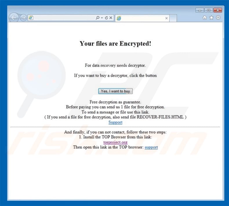 globeimposter ransomware variant .707 extension for encrypted files