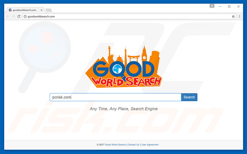 goodworldsearch.com browser hijacker