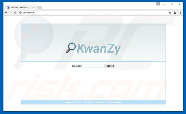 kwanzy.com browser hijacker