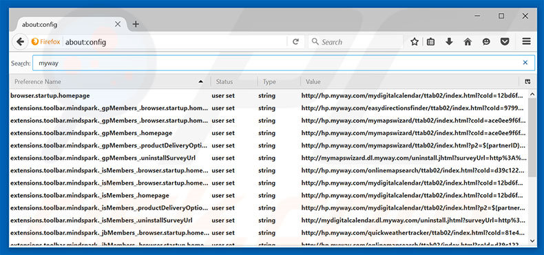 Removing hp.myway.com from Mozilla Firefox default search engine