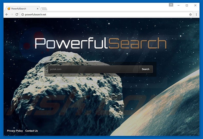 powerfulsearch.net browser hijacker