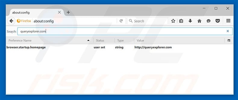 Removing queryexplorer.com from Mozilla Firefox default search engine