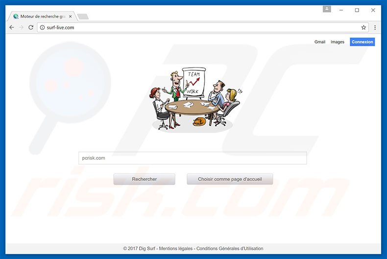 surf-live.com browser hijacker