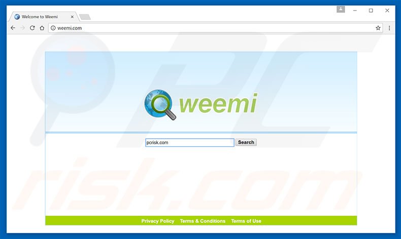 weemi.com browser hijacker