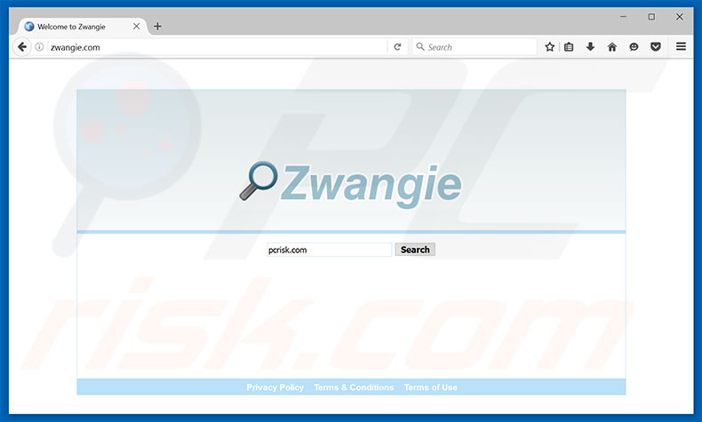 zwangie.com browser hijacker