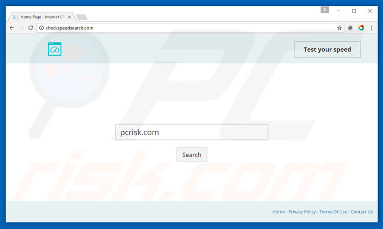 checkspeedsearch.com browser hijacker
