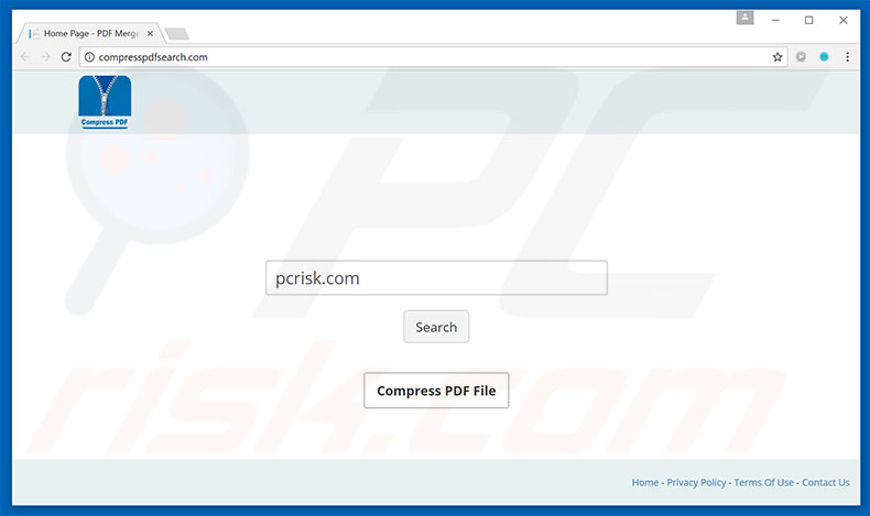 compresspdfsearch.com browser hijacker