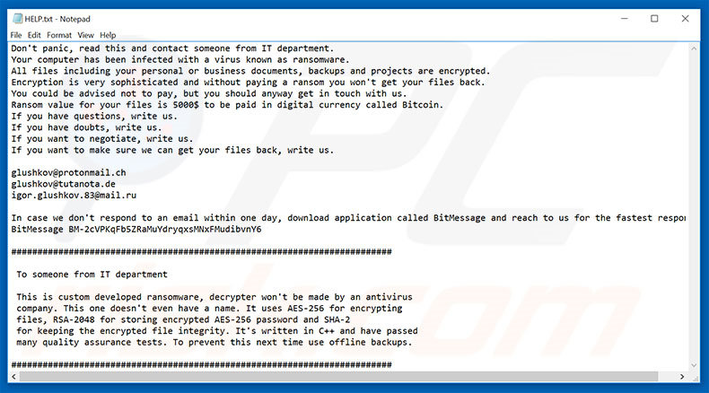 Defray decrypt instructions