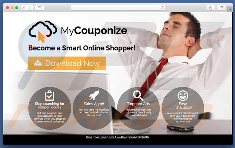 MyCouponize adware