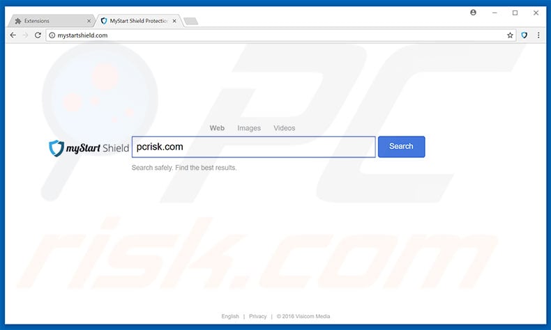 mystartshield.com browser hijacker