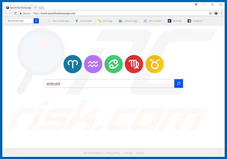 home.searchfreehoroscope.com browser hijacker