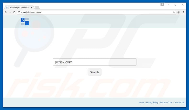 speedydialsearch.com browser hijacker