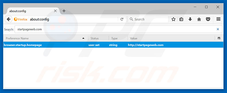 Removing startpageweb.com from Mozilla Firefox default search engine