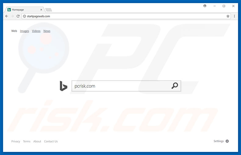startpageweb.com browser hijacker