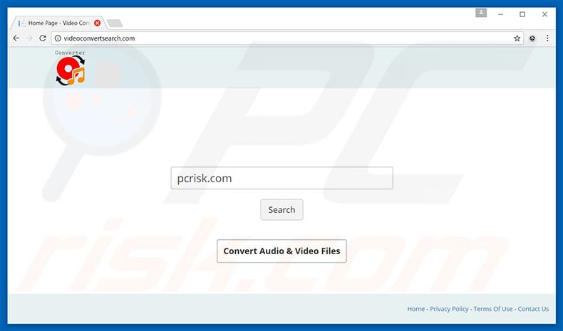 videoconvertsearch.com browser hijacker