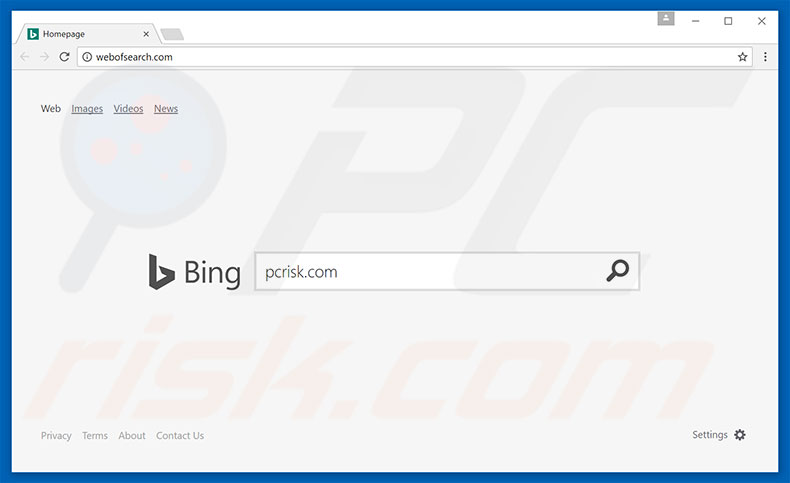 webofsearch.com browser hijacker