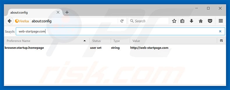 Removing web-startpage.com from Mozilla Firefox default search engine