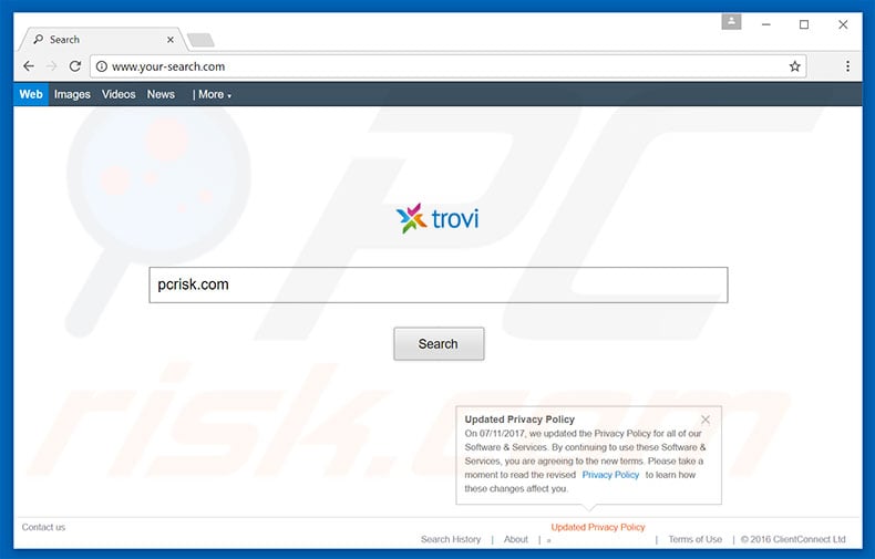 your-search.com browser hijacker