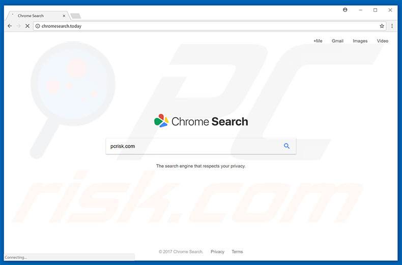 chromesearch.today browser hijacker