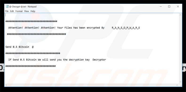 cybersplitter ransomware isis variant ransom note