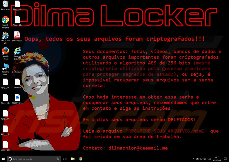 DilmaLocker decrypt instructions