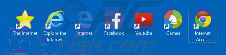 Direct Web Links creating shortcuts