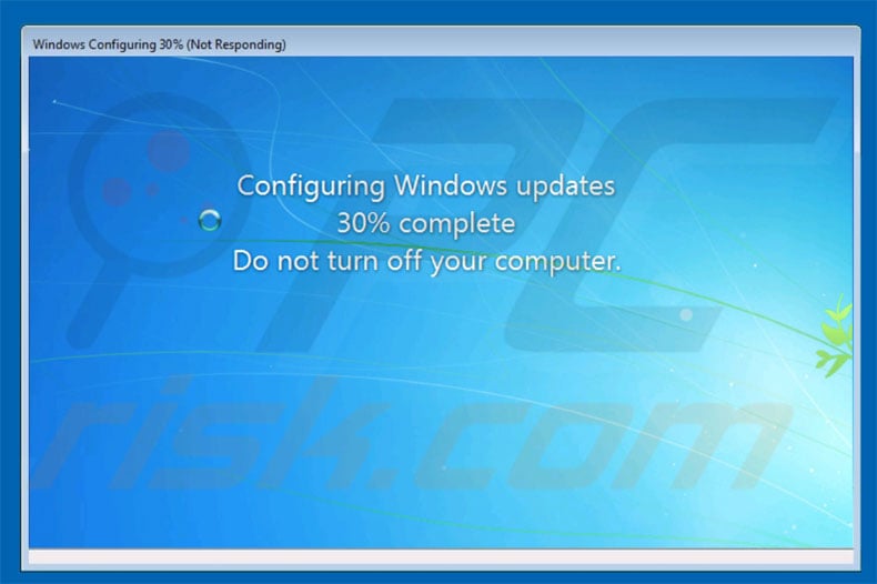 Hacked faking windows updates