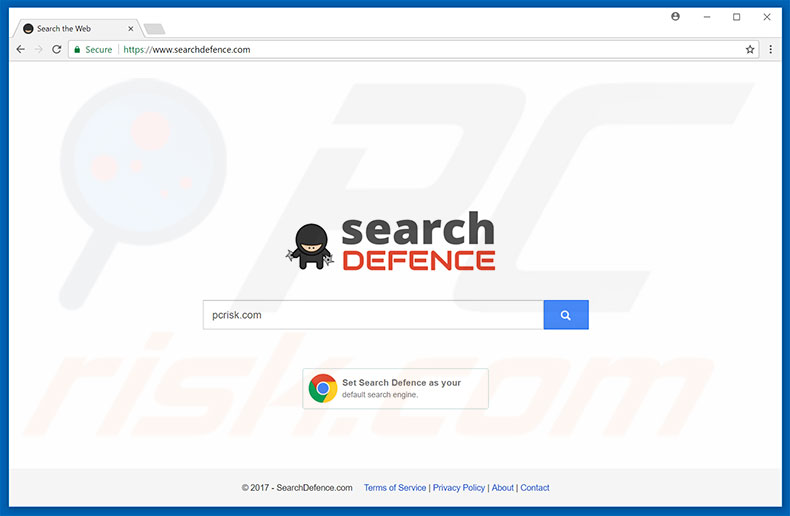 searchdefence.com browser hijacker