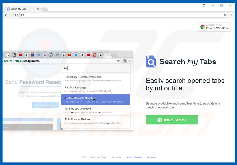 Search My Tabs adware