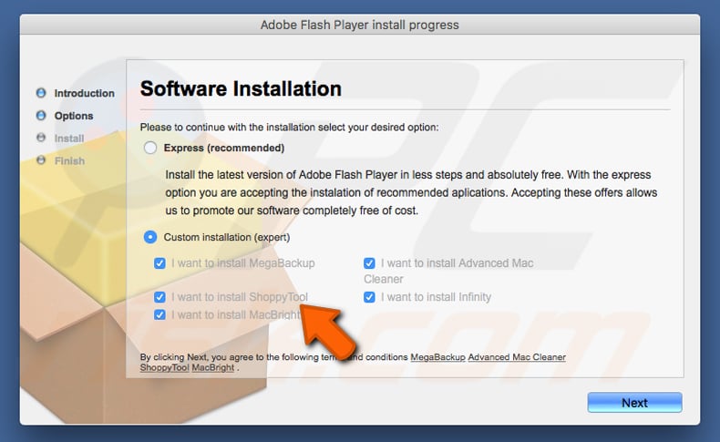 shippytool adware installer (mac) osx