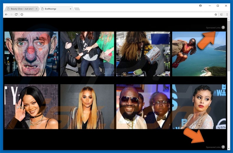 Sponsored Links adware