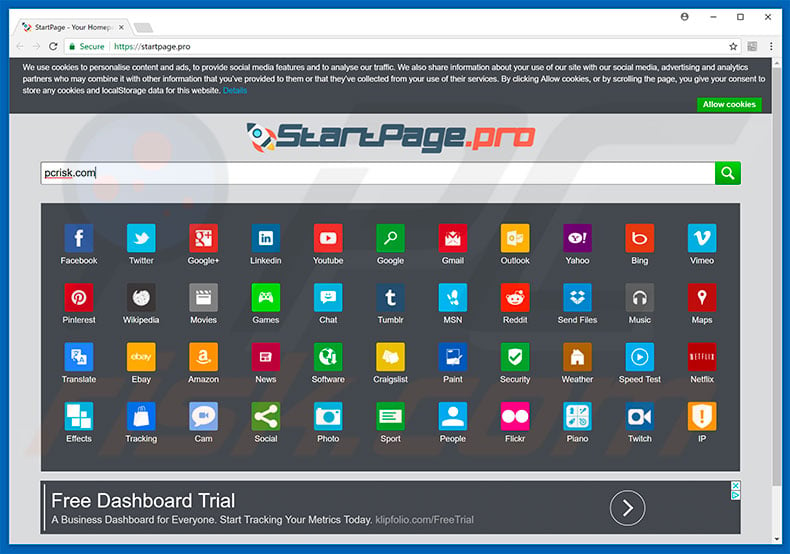 startpage.pro browser hijacker