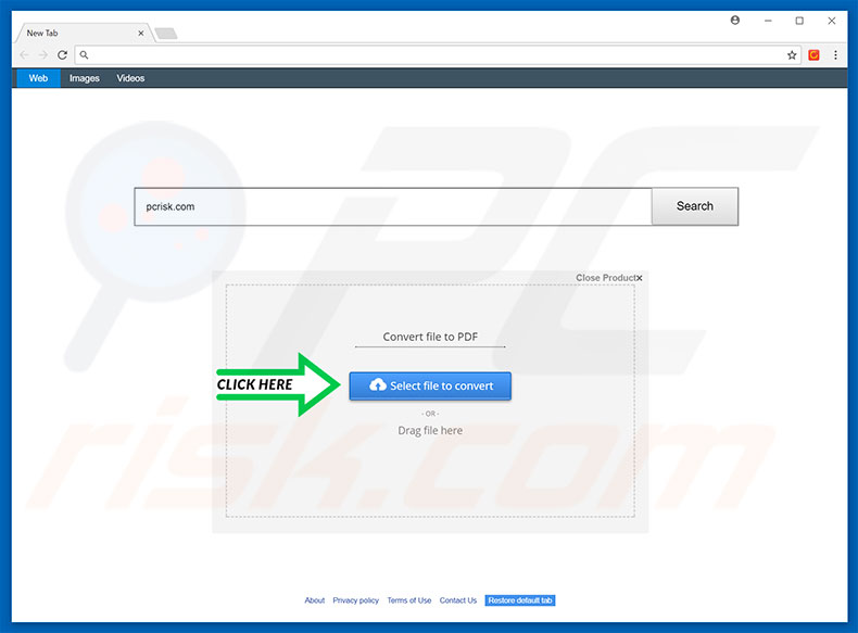 tab.pdfbaron.com browser hijacker