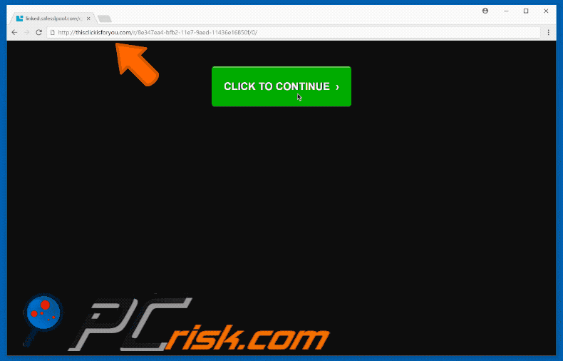 thisclickisforyou.com adware