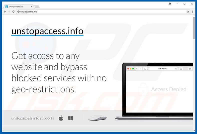 unstopaccess adware