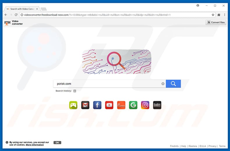 videoconverter.freedownload-now.com browser hijacker