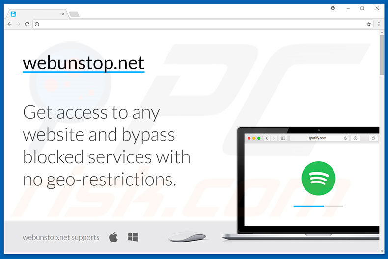 Webunstop adware